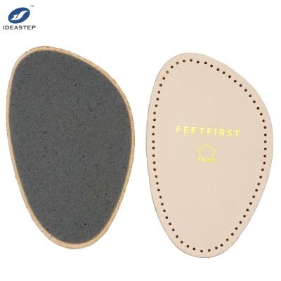 China Genuine Leather+Genuine PU Foam Ideastep Factory Supply Hot Price PU Foam Forefoot Cushion Unisex Genuine Leather Pad for sale