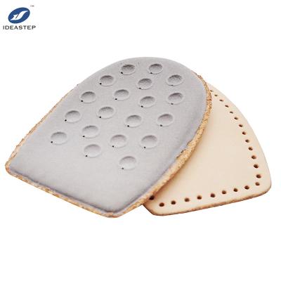 China Ideastep Latex+ Self-adhesive Moisture Proof Genuine Leather Gel Heel Pad Shock Absorption Heel Pad Self Adhesive Support Pad for sale