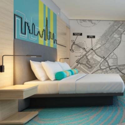 China Upstairs modern hotel furniture by Marriott tophotelproject hotels&resorts guest room tophotelfurniture for sale