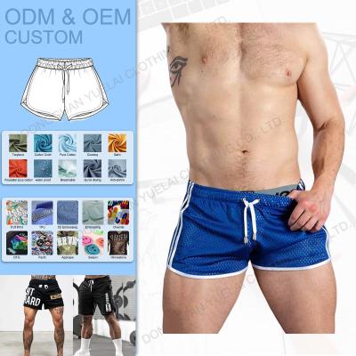 China Anti-wrinkle Manufacturers Custom Beach Basketball Shorts 2025 Summer Mesh Shorts Breathable Sweat Wicking Jogging Mens Gym Shorts for sale