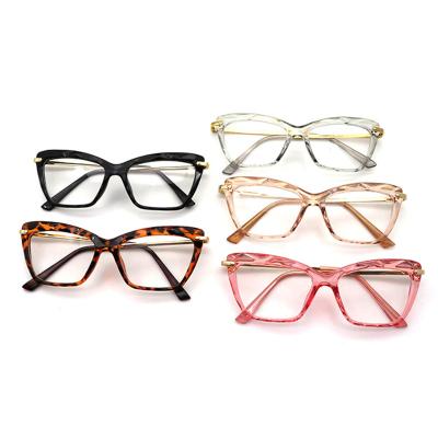 China For Reading Glass Metal Fashion Cat Eye Glass New Design Eyeglasses Frame China for sale