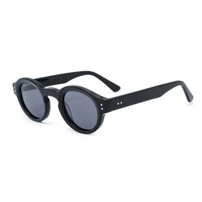 China New Cheap Fashion Sunglasses Acetate Polarized Designer Men Sun Glasses 2020 Arrivals Round Sun Glasses For Women Women Shades for sale