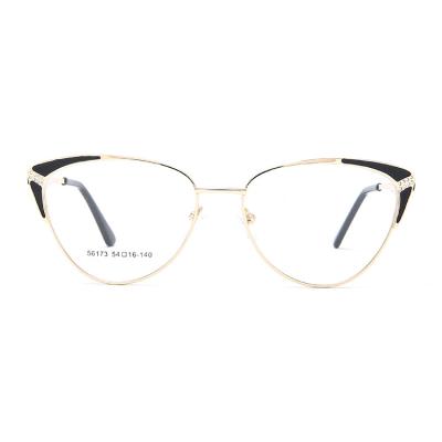 China High End Bling Optical Frame Eyeglasses Frames Female For Frames Glass Men Eyes Monocle Wholesale Original for sale