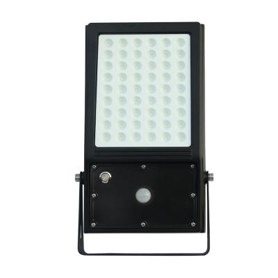 China Waterproof IP65 Garden Integrated Design 12w LED Remote Control Outdoor Solar Flood Light For Outdoor Yard for sale