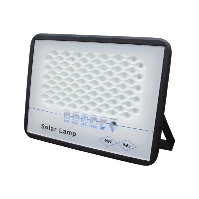 China Garden IP65 Solar Power Work Garden Led Flood Light Aluminum Solar Led Reflector 40W for sale