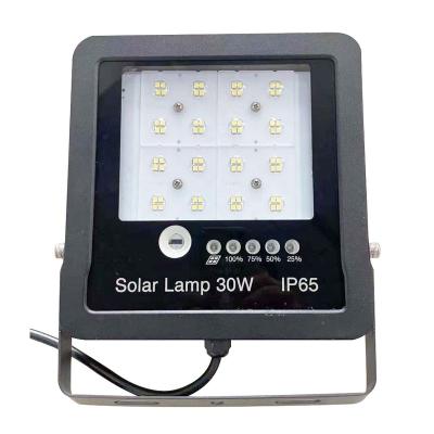 China Outdoor CE Certified Outdoor 20W LED Flood Light with Solar Panel for Yard, Garden, Playground, Stadium for sale