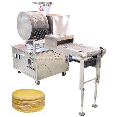 Chine food & Automatic Beverage Factory Grain Machinery Spring Roll Wrapper Making Machine Spring Roll Pastry Sheet Making Machine à vendre