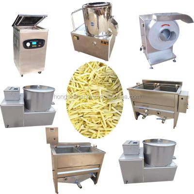 China Vegetable Processing Plant Small Scale French Fries Making Machine French Fried Potato Chips Production Line Price for sale