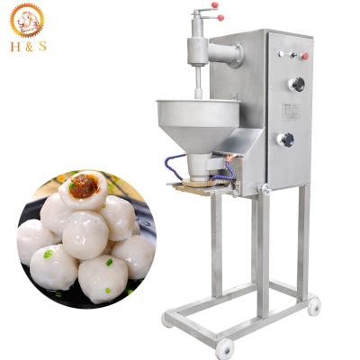 China Automatic Meat Processing Chicken Fish Meatball Maker, Stuffed Meatball Making Machine for sale