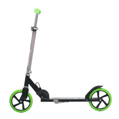 China Height 205mm Adjustable Wheel Foldable Lightweight Adjustable Kick Scooter For Adult for sale