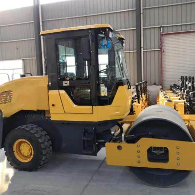 China Road Base Compaction CE Certificated 6 Ton Diesel Engine Road Roller With Compact Steel Drum Roller For Sale for sale