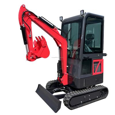 China Durable Small Diesel Excavator Hydraulic Fully Hydraulic Excavator With Full Cabin for sale