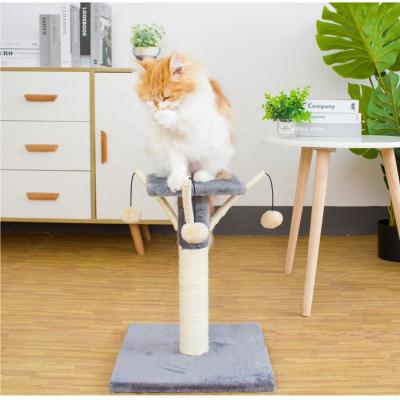 China Modern Stocked Cat Scratching Post Cat Furniture Protector Cat Tree Tower for sale