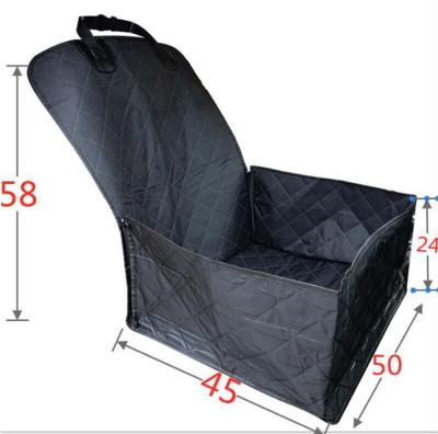 China 2021 Hot Sale 600D Oxford Waterproof Warm Dog Hammock Dog Car Back Seat Cover For Cars for sale