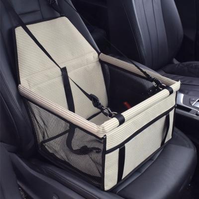 China 2021 New Stored Dog Seat Car Carrier Bag Waterproof Mesh Hanging Bags Dog Seat Cart Safety Basket Cat Moving Carrier for sale