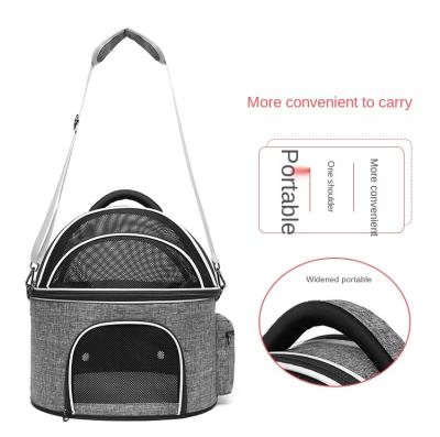 China Popular Stocked Pet Carrier Travel Kennel Bags with Top-Load Portable Folding Backpack for Small Cats Dogs Puppies and Rabbits for sale