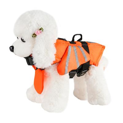 China Wholesale And Retail Stocked Dog Swimming Vest Drop Shipping Pet Life Jacket for sale