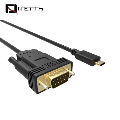 China Car Neith Amazon Product VGA Cable USB 3.1 USB C To Type C VGA Video Cable 1920X1080@60Hz for sale