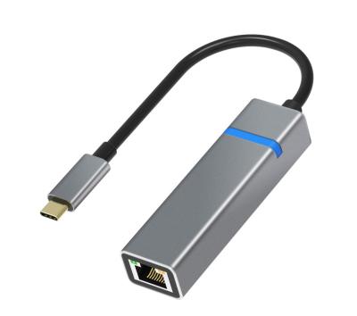 China LAPTOP USB-C to Ethernet Adapter 2.5G Type-C to LAN Network RJ45 10/100/1000/2500 Mbps for sale