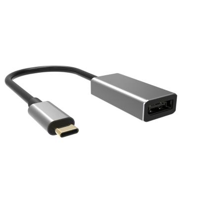 China Aluminum Camera Compact USB C to Male Displayport Adapter 4K Type C to DP Female Cable Adapter Thunderbolt 3 for Macbook Pro for sale