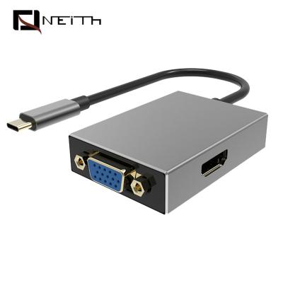 China Computer Manufacturers Mini Displayport To VGA Adapter 1080P Adapter Splitter Cable Good Quality And Peep Price for sale