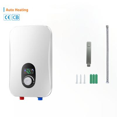 China Wholesale Hotel Screen Design Shower Button Type Instant Electric Water Heaters for sale