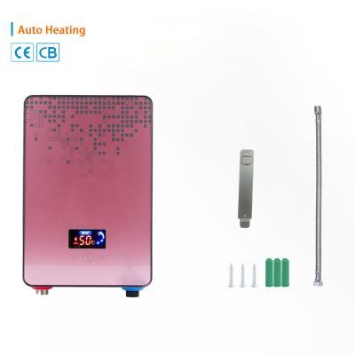 China Immersion Tankless Instant Water Heater New Arrival Modern Novel Led Water Heater Instant Geyser With CE CE Electric CB Light Weight Smart Control Whole Chamber for sale