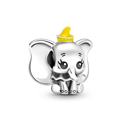 China New Arrivals Environmental Friendly 925 Sterling Silver Elephant Pendant Charms For Pan Bracelet Bangle DIY Fine Jewelry for sale