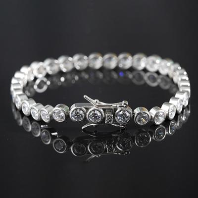 China Colorful Scarf Diamond Tennis Bracelet Jewelry 2020 CLASSIC sale 925 Sterling Silver Rainbow Crystal Chain CZ from classic the best for sale