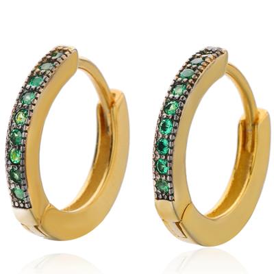 China Latest Modern Luxury Eco-Friendly Design Fashion Jewelry Wedding Wedding 925 Sterling Silver Round Hoop Earrings For Girls for sale