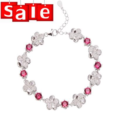 China Fashionable low price simple luxury personalized elephant zircon stone 925 sterling silver woman bracelet for sale