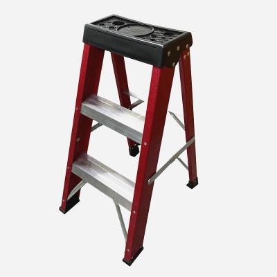 China 2021 MARCH EXPO Aluminum Material Folding Ladders Fiberglass Ladder Staircase Step for sale