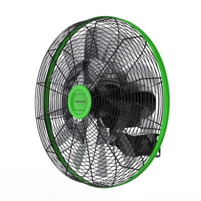 China Hz433 rf wall fan 18 inch green electric dc motor with remote control wall_mount_fans for sale