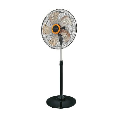 China Design Aluminum Black 220v 50 60Hz 90w Brushless Household 18 Inch 5 Balde DC Motor Stand Fan for sale