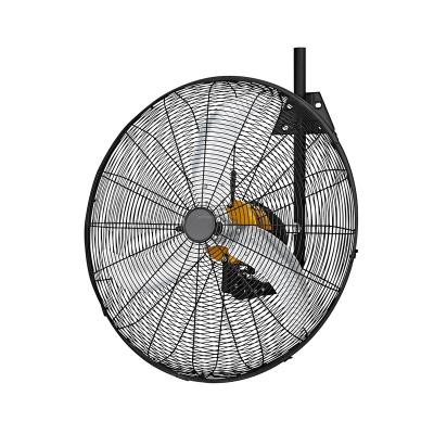 China 26 Inch High Wind Remote Hotel Wall Fans Industrial Electric Wall Swinging Fan for sale