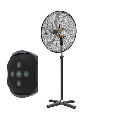 China Large Hotel Size 26 Inch Tall Industrial Pedestal Fan With Noise Reduction Function for sale