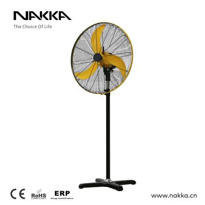 China Hotel Premium Grade 3 Aluminum Blades Design 26 Inch 130w Smart Electric Stand Industrial Pedestal Fan for sale