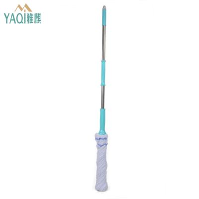 China 2019 China factory wholesale high quality extendable cotton twist broom viable with stainless steel tube for sale