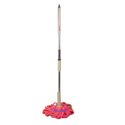 China 2018 Hot Selling Sustainable High Quality Cotton Microfiber Telescopic Twist Mop Manufacturer for sale