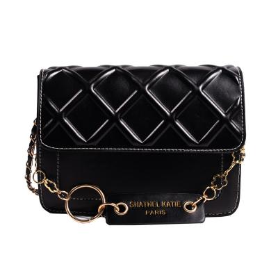 China Waterproof Cheap Fashion Diamond Lattice Shoulder Small Bag Korean Cross - Body Bag Women for sale