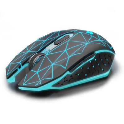 China Lithium Battery Rechargeable Wireless Colorful Optical 2.4Ghz Gaming Mouse Wireless Mouse for sale