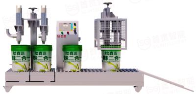 China Semi Automatic Oil Filling Machine Chemical Fertilizer Production for sale