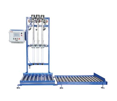 China Automatic Stainless Steel Capping Automatic Weighing And Filling Machine for sale