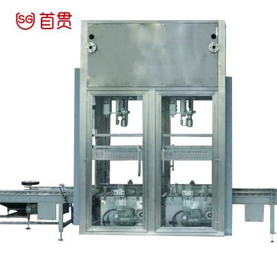 China IBC Fully Automatic Vertical Linear Filling And Capping Labeling Machinery Machine for sale