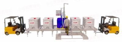 China 380V Upon Liquid Surface Ibc Filling Machine 304 Stainless Steel for sale