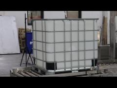 Waterproof Filler Auto IBC Filling Machine With Roller Conveyor