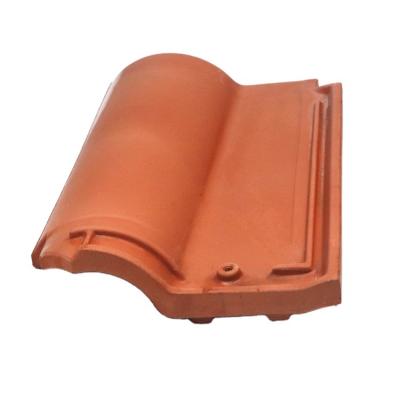 China Resistant To Pressure Chinese Glazed Ceramic Spanish Roof Clay Tile Roofing Tiles for sale