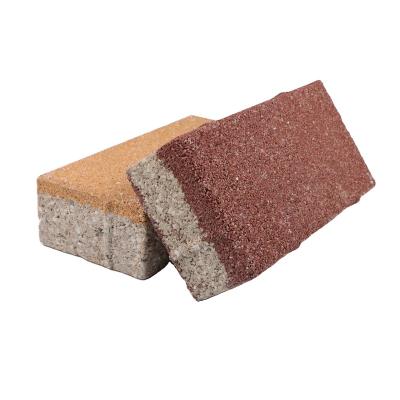 China Corner Bricks Red Brick Good Quality Ceramic Pavers Water Permeable Brick for sale