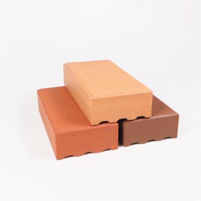 China Corner Bricks Garden Clay Paving Brick For Construction Red for sale