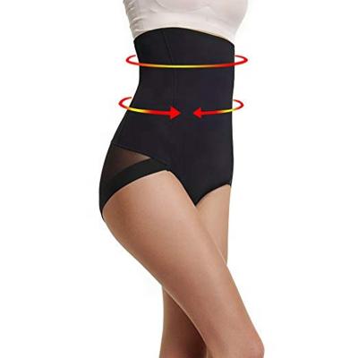 China Antibacterial High Waist Briefs Shapewear for Women Mesh Slimming Shaping Girdle Underwear Tummy Control Panties for sale